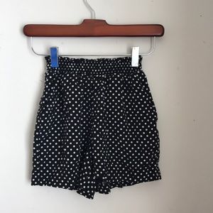 Polkadot pop sugar shorts size extra small